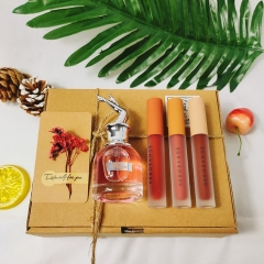 SET QUÀ TẶNG XINH XẮN CHO NỮ NƯỚC HOA + SET 3 SON SIÊU XINH - KIM