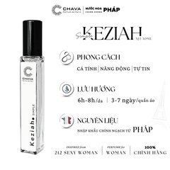 SET 2 SẢN PHẨM NƯỚC HOA CHAVA SIMPLE 10ML + SON SÁP LÌ ROSY SWEETLOVE