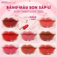 SET 2 SẢN PHẨM NƯỚC HOA CHAVA SIMPLE 10ML + SON SÁP LÌ ROSY SWEETLOVE