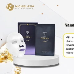 HỘP 8 MIẾNG MẶT NẠ NANO NMN 3 FACE MASK LUXURY NHẬT BẢN - NICHIEI ASIA