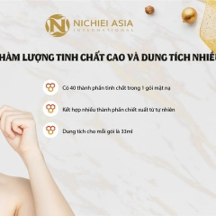 HỘP 8 MIẾNG MẶT NẠ NANO NMN 3 FACE MASK LUXURY NHẬT BẢN - NICHIEI ASIA