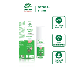 XỊT KHOÁNG GIÚP CẤP ẨM SÁNG DA TỪ THIÊN NHIÊN ACNEVIR SANTAFA - CHAI 100ML3 - SANTAFA
