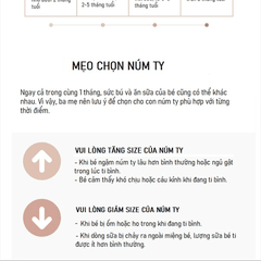 HỘP 2 NÚM TY MOYUUM THAY THẾ BÌNH SỮA CÁC LOẠI ĐỦ SIZE CHO BÉ 55988 - LADY'S PASSION