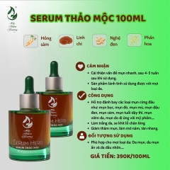 SERUM DÀNH CHO DA MỤN HERBAL ANTI 100ML - ACNE SERUM