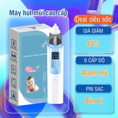 MÁY HÚT MŨI LÀM SẠCH MŨI CHO BÉ THẾ HỆ MỚI 6 CẤP ĐỘ HÚT, SẠC PIN USB 55957 - LADY'S PASSION