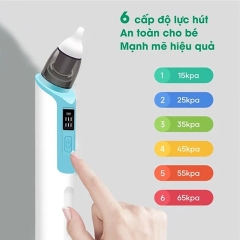 MÁY HÚT MŨI LÀM SẠCH MŨI CHO BÉ THẾ HỆ MỚI 6 CẤP ĐỘ HÚT, SẠC PIN USB 55957 - LADY'S PASSION