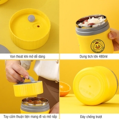 BÌNH Ủ CHÁO CHO BÉ NICE DUCK 55473 - LADY'S PASSION