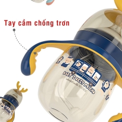 BÌNH SỮA 3 IN 1 CK BEBE HÌNH HƯƠU NHỰA CAO CẤP PPSU 57033 - LADY'S PASSION