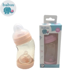 BÌNH SỮA CỔ NGHIÊNG BABUU 260ML TẶNG 1 NÚM TI 00658 - LADY'S PASSION