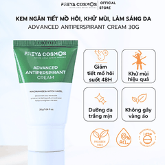 KEM KHỬ MÙI, NGĂN TIẾT MỒ HÔI & DƯỠNG SÁNG DA FREYA COSMOS ADVANCED ANTIPERSPIRANT 30G