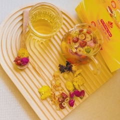 TRÀ DƯỠNG NHAN ĐÔNG TRÙNG HẠ THẢO HỘP 15 GÓI - YẾN BEAUTY