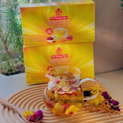TRÀ DƯỠNG NHAN ĐÔNG TRÙNG HẠ THẢO HỘP 15 GÓI - YẾN BEAUTY