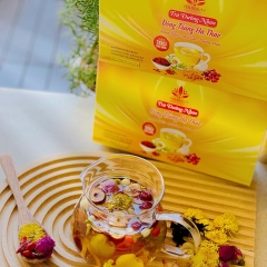 TRÀ DƯỠNG NHAN ĐÔNG TRÙNG HẠ THẢO HỘP 15 GÓI - YẾN BEAUTY