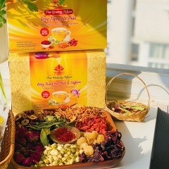TRÀ DƯỠNG NHAN ĐÔNG TRÙNG HẠ THẢO HỘP 15 GÓI - YẾN BEAUTY