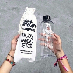 BÌNH NHỰA WATER DETOX 1L KÈM TÚI - SU