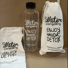 BÌNH NHỰA WATER DETOX 1L KÈM TÚI - SU