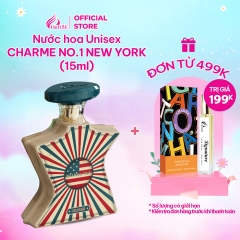 NƯỚC HOA UNISEX CHARME N0.1 NEWYORK 15ML HƯƠNG GỖ TRẦM ẤM, CÁ TINH_NƯỚC HOA CHÍNH HÃNG