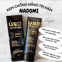 KEM CHỐNG NẮNG TRỊ NÁM NADOMI 70ML SPF50 PA+++ NÂNG TONE KHÔNG DÍNH BẾT AD560