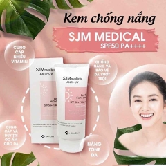 KEM CHỐNG NẮNG SJM NẤNG TONE CHE KHUYẾT ĐIỂM 60G AD561