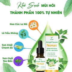 COMBO 10 CHAI KHỬ MÙI CƠ THỂ GIẢM HÔI NÁCH,HÔI TAY, HÔI CHÂN SERUM NONAX 5ML - KYO GO.ERA