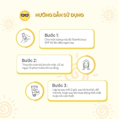 KEM CHỐNG NẮNG TEENILICIOUS SPF 50 GEL (TUÝP 75G)