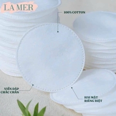 BÔNG TẨY TRANG HỮU CƠ LAMER 201 MIẾNG - LAMER