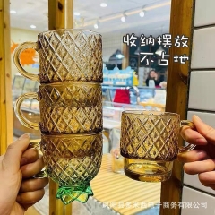 BỘ BÌNH KÈM 4 CỐC DỨA THỦY TINH CAO CẤP - SU