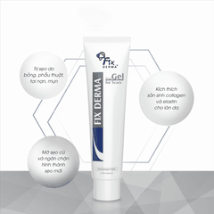 GEL LÀM MỜ SẸO SCAR GEL -FIXDERMA DO MỤN, BỎNG, RẠN DA, VẾT THƯƠNG (TUÝP 15ML)