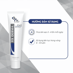 GEL LÀM MỜ SẸO SCAR GEL -FIXDERMA DO MỤN, BỎNG, RẠN DA, VẾT THƯƠNG (TUÝP 15ML)
