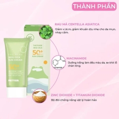 KEM CHỐNG NẮNG PHỔ RỘNG RAU MÁ PRETTYSKIN 50ML SPF50+ DƯỠNG ẨM CHỐNG NẮNG AD584