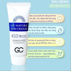 KEM CHỐNG NẮNG GC NATURE SUN CREAM SPF 50+ PA++++ HÀN QUỐC CHÍNH HÃNG 60ML - GDN