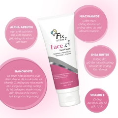 KEM DƯỠNG ẨM SÁNG DA FACE 21 CREAM -FIXDERMA TUÝP 50G