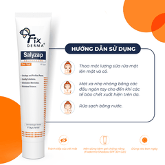 GEL GIÚP TRỊ MỤN, KHÁNG KHUẨN, KIỂM SOÁT DẦU NHỜN BAN NGÀY SALYZAP GEL FOR ACNE DAY TIME-FIXDERMA TUÝP 20G