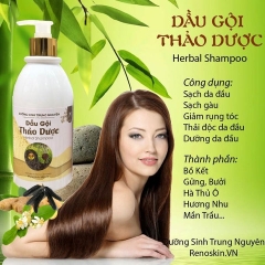 COMBO GỘI XẢ DƯỠNG SINH TẶNG SERUM GIẢM RỤNG TÓC INOCA RENOSKIN