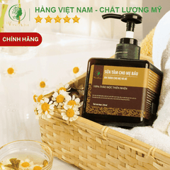 SỮA TẮM HỮU CƠ CHO MẸ DƯỠNG DA TRẮNG MỊN, NGỪA MỤN VIÊM 250ML - WONMOM