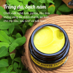 KEM NGHỆ TƯƠI TRẮNG DA, SẠCH NÁM WONMOM 50G