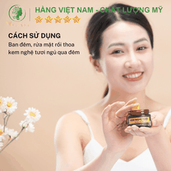 KEM NGHỆ TƯƠI TRẮNG DA, SẠCH NÁM WONMOM 50G