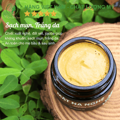 MẶT NẠ NGHỆ TRẮNG DA, SẠCH MỤN WONMOM 50G