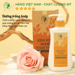 KEM SỮA NGHỆ TOÀN THÂN TRẮNG BODY, SẠCH THÂM RẠN WONMOM 150G