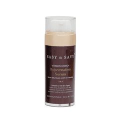 TINH CHẤT DƯỠNG DA TRẺ HÓA THUẦN CHAY HỮU CƠ SASY N SAVY VITAMIN ENRICH REJUVENATION SERUM 50ML