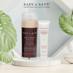 TINH CHẤT DƯỠNG DA TRẺ HÓA THUẦN CHAY HỮU CƠ SASY N SAVY VITAMIN ENRICH REJUVENATION SERUM 50ML