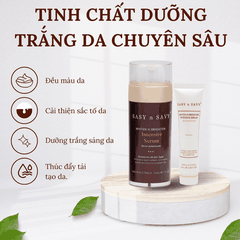 TINH CHẤT DƯỠNG TRẮNG DA CHUYÊN SÂU THUẦN CHAY HỮU CƠ WHITEN N BRIGHTEN INTENSIVE SERUM - SASY N SAVY