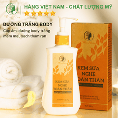 COMBO DƯỠNG TRẮNG DA TOÀN DIỆN CHO MẸ SAU SINH WONMON (KEM SỮA NGHỆ TOÀN THÂN + KEM NGHỆ TƯƠI)