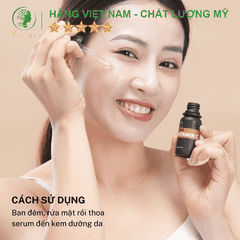 BỘ DƯỠNG TRẮNG DA, SẠCH NÁM WONMON (SERUM VITAMIN C + KEM NGHỆ TƯƠI)