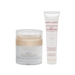 KEM DƯỠNG MẶT BAN NGÀY CHỐNG NẮNG DA THUẦN CHAY HỮU CƠ SASY N SAVY SPF 15 SKIN FIRMING CRÈME SASY N SAVY