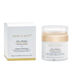 KEM DƯỠNG NGĂN NGỪA NẾP NHĂN THUẦN CHAY HỮU CƠ SASY N SAVY ANTI-WRINKLE LUXURY CRÈME - SASY N SAVY