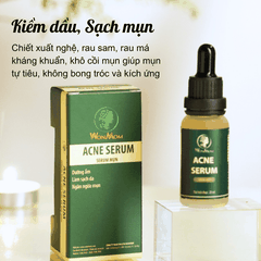 BỘ TRẮNG DA, SẠCH MỤN WONMOM ( 1 KEM CẤP ẨM + 1 SERUMM MỤN )