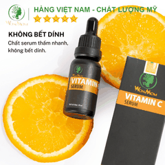 BỘ DƯỠNG DA MẶT ORGANIC, LÀM SẠCH DA, NGĂN NGỪA MỤN, TRẮNG SÁNG DA MẶT WONMOM (1 SỮA RỬA MẶT + 1 SERUM VITAMIN C)