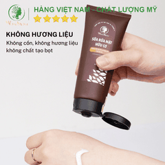 BỘ DƯỠNG DA MẶT ORGANIC, LÀM SẠCH DA, NGĂN NGỪA MỤN, TRẮNG SÁNG DA MẶT WONMOM (1 SỮA RỬA MẶT + 1 SERUM VITAMIN C)