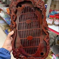 KHAY TRÀ TÙNG NHỰA GIẢ GỖ